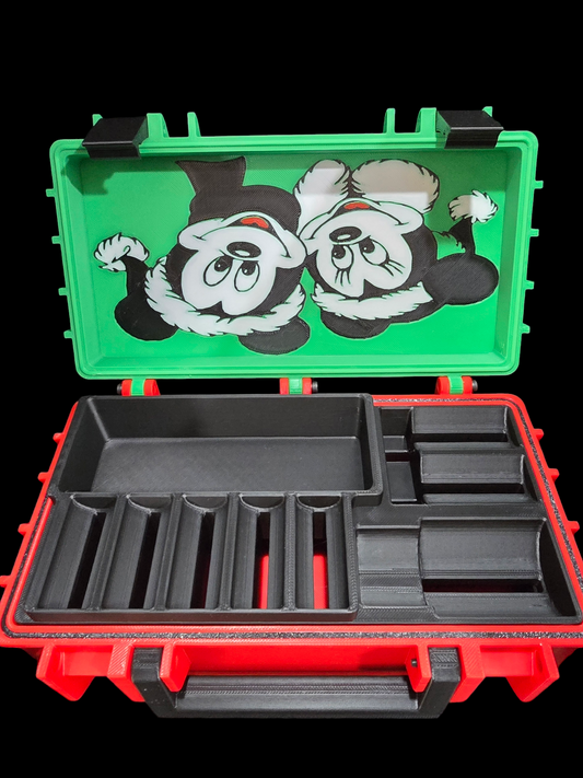 Christmas Micky and Minnie cold travel case