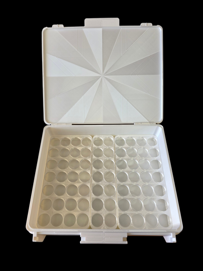 Large vial case for 3 ml vials - Holds 70 vials