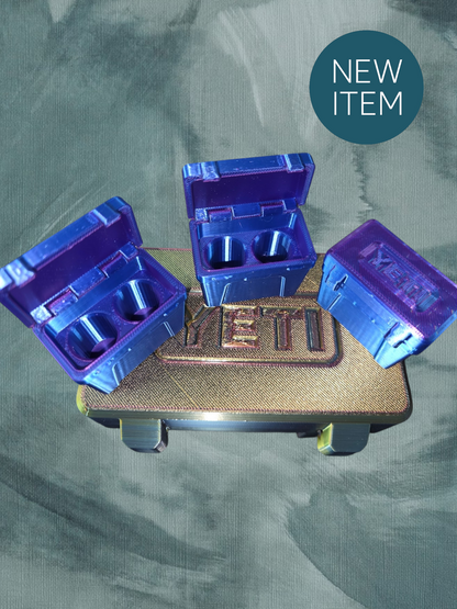 The new YETI inspired 2 vial case (3 cases per order)