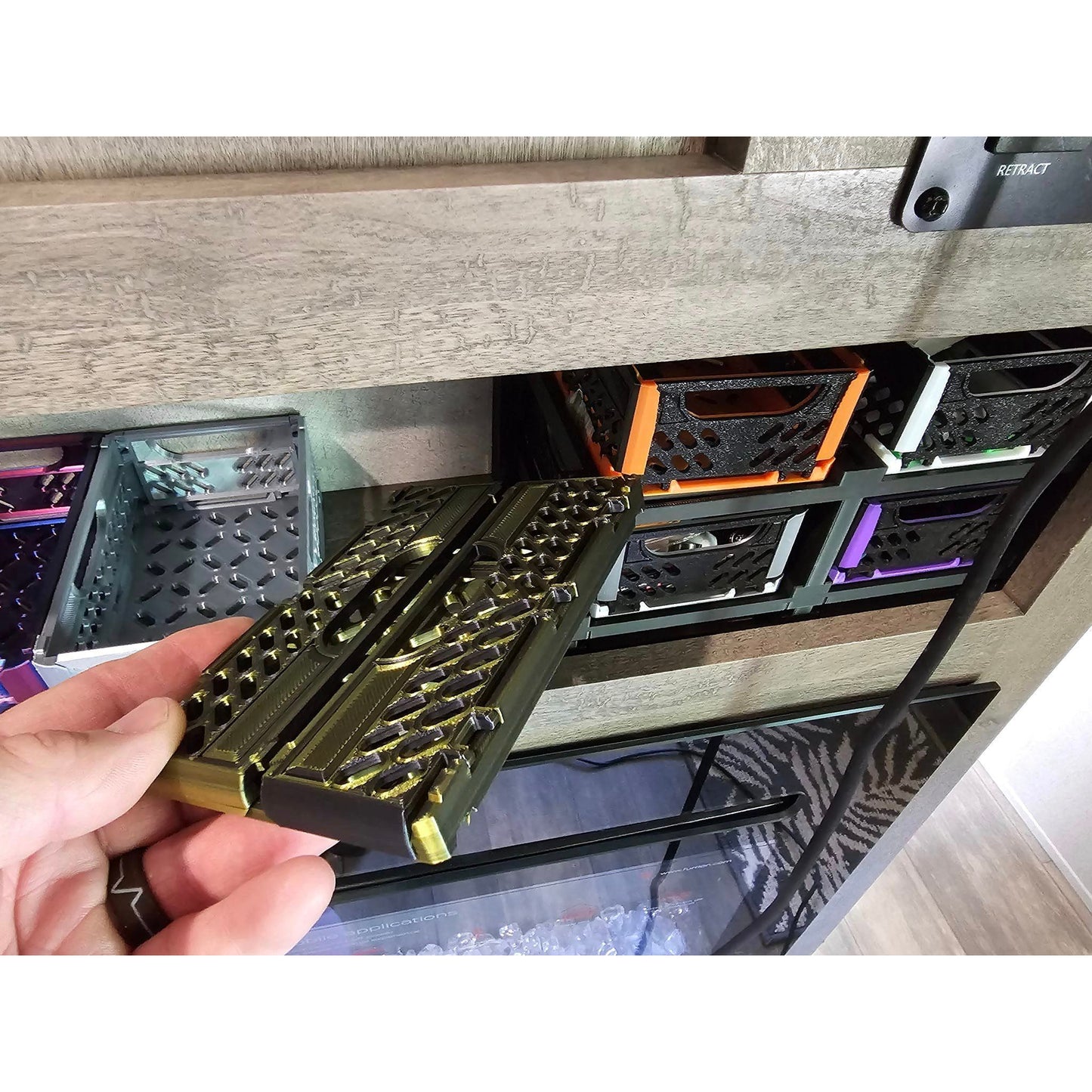 Small storage drawers perfect for RV's