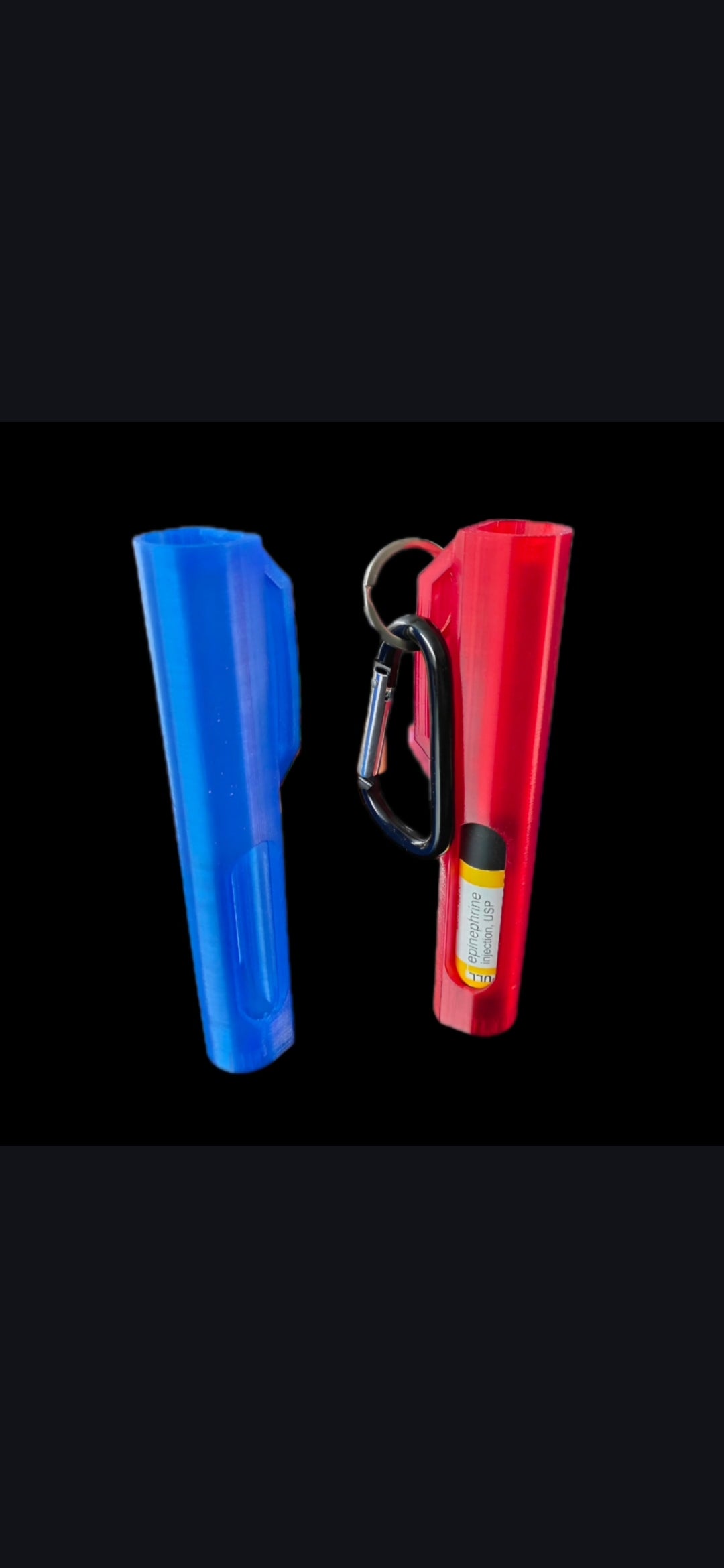 Rapid-Access EpiPen Holder – Belt Mounted & Carabiner Carry Case